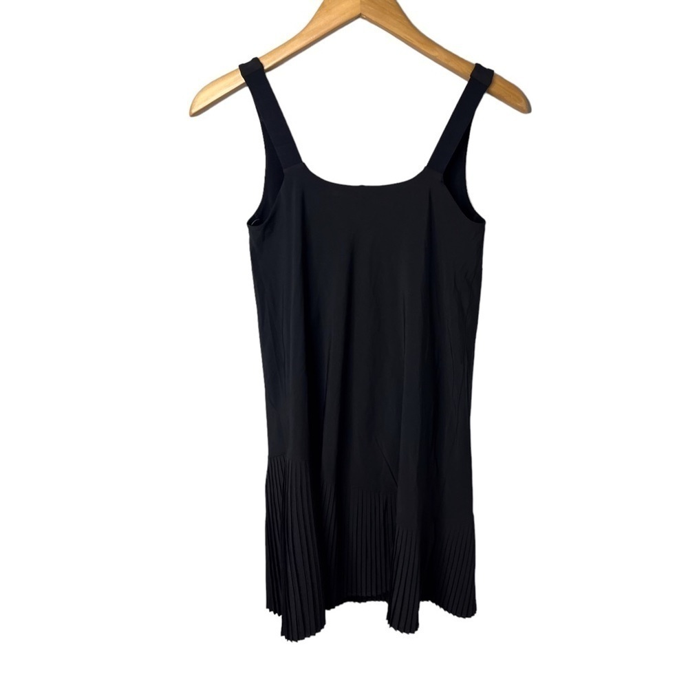 Spanx The Get Moving Square Neck Tank Dress Size XS Black Style 50484R - Picture 2 of 6